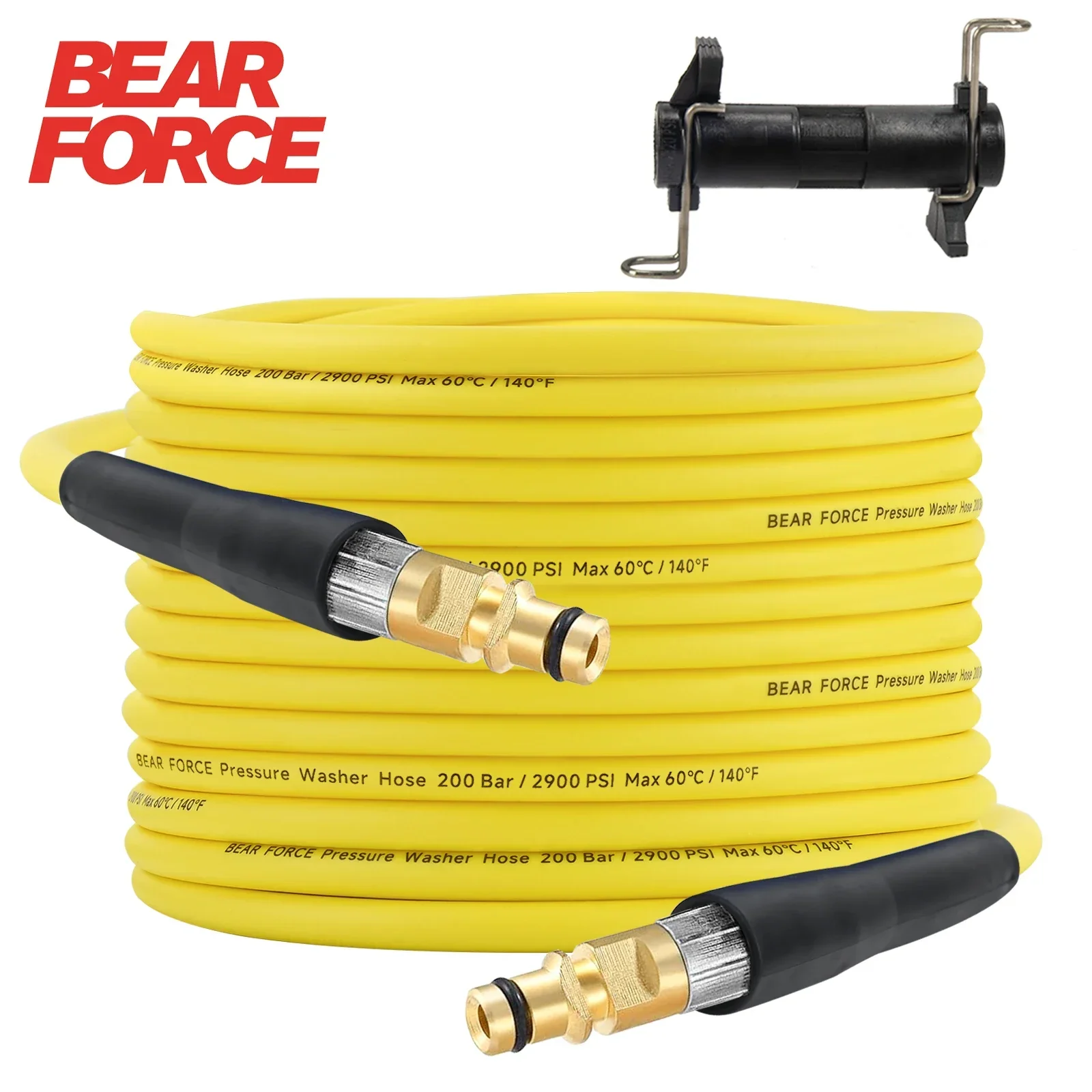 Flexible K-Series Pressure Washer Replacement Hose 2900 PSI Kink-Free
